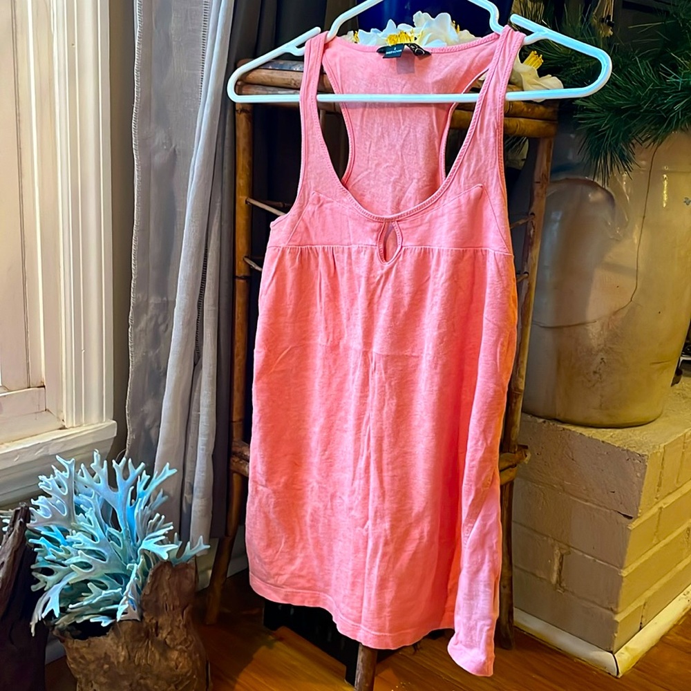 Volcom small pale pink keyhole tank